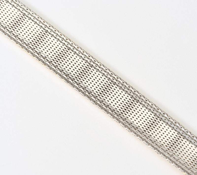 David Markstein Bronze Couture Reversible Mesh Status Magnetic Bracelet — View 19