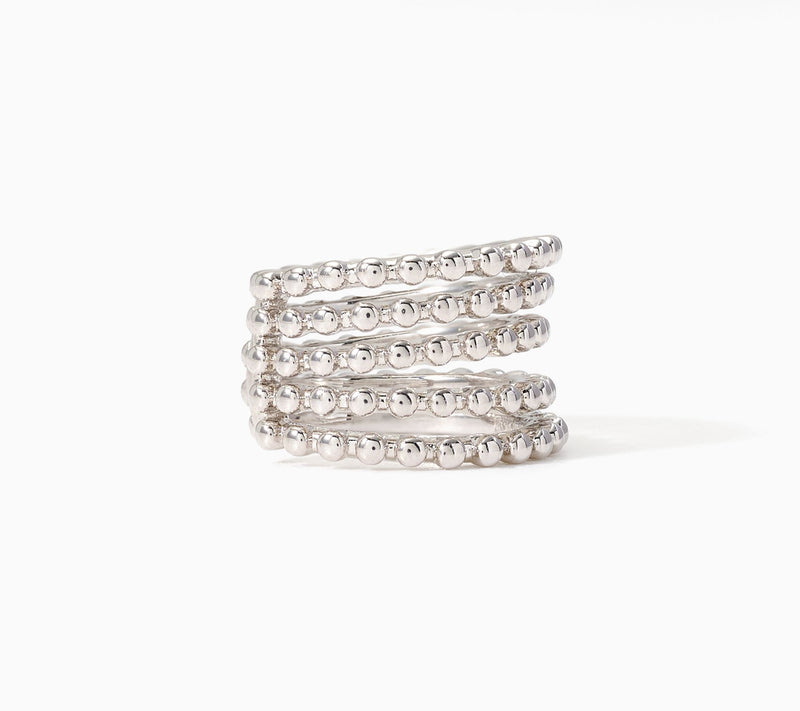 David Markstein Bronze Updated Beaded Multi-Row Ear Cuff — View 9