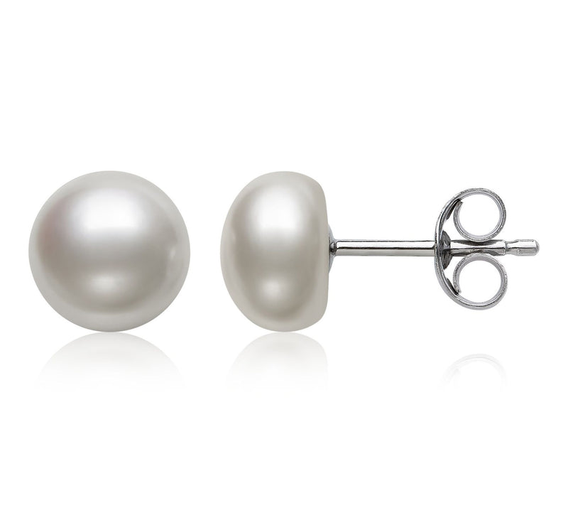Amour De Pearl 6-7mm Cultured Pearl Stud Earrings, Sterling — View 8