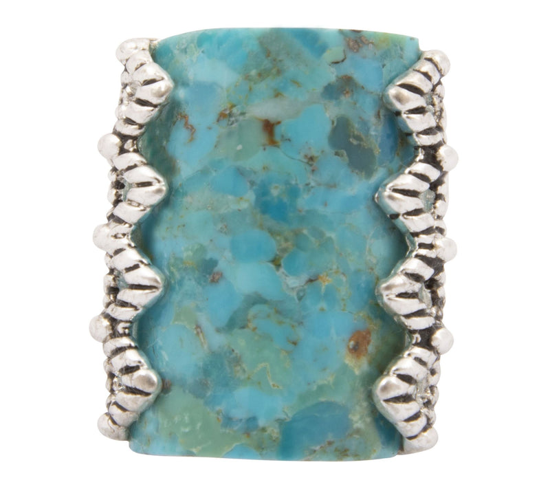 Barse Artisan Crafted Freeform Turquoise Statement Ring — View 6