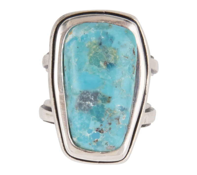 Barse Artisan Crafted Art Turquoise Statement Ring — View 6