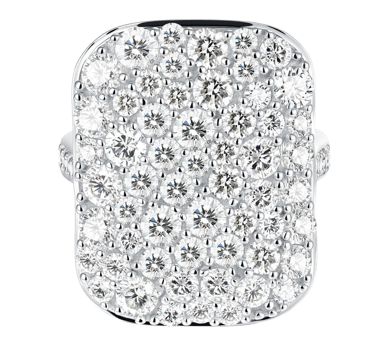 Jen by Jennifer Miller Lab Grown Diamond Bold Ring, Sterling — View 3