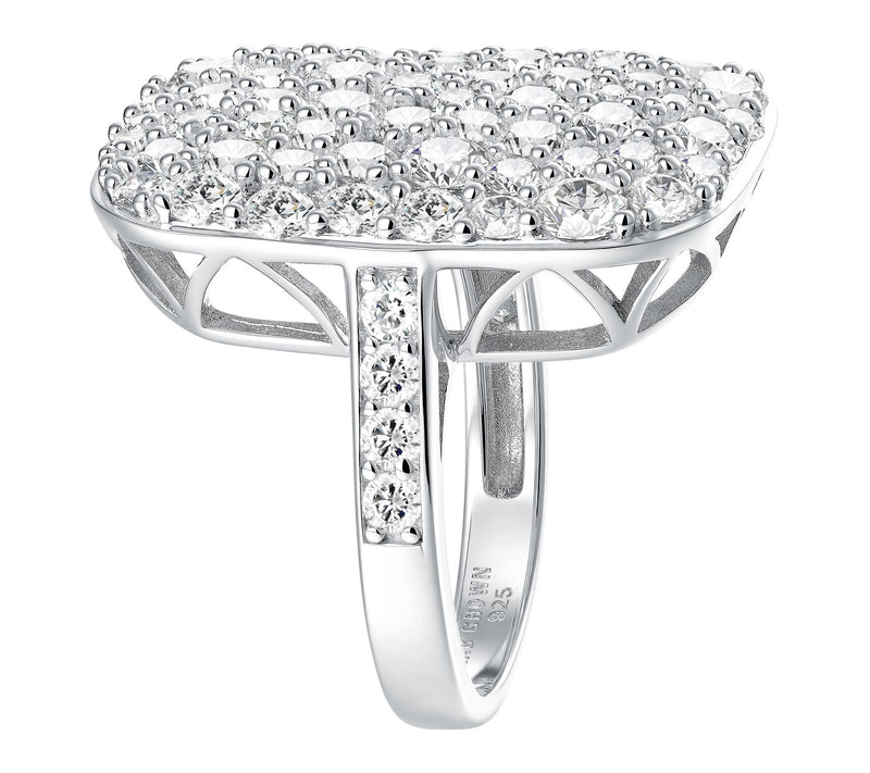 Jen by Jennifer Miller Lab Grown Diamond Bold Ring, Sterling — View 6