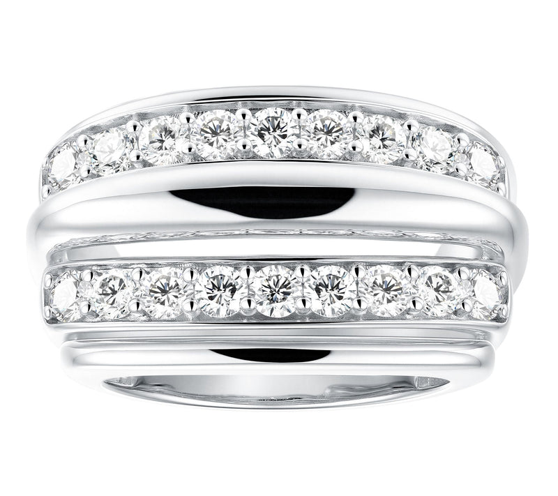 Jen by Jennifer Miller Lab Grown Diamond SplitRing, Sterling — View 5