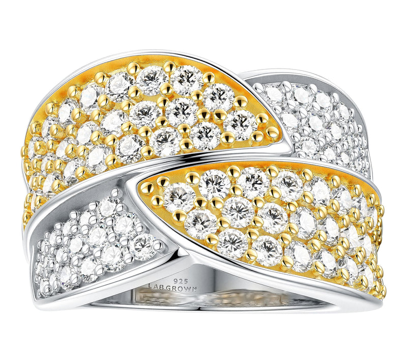 Jen by Jennifer Miller Lab Grown Diamond Wrap Ring, Sterling — View 5
