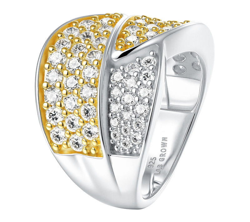 Jen by Jennifer Miller Lab Grown Diamond Wrap Ring, Sterling — View 6