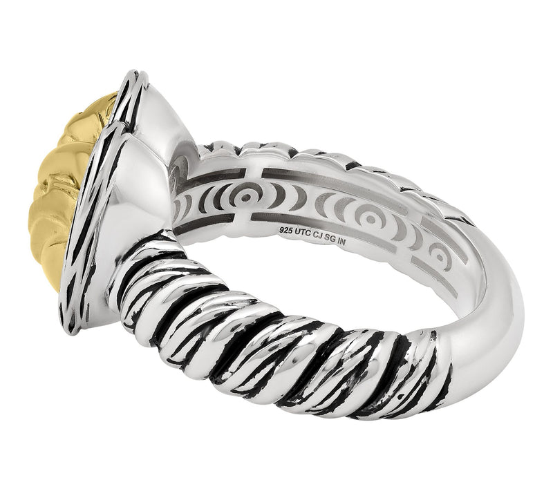 Christian James by Scott Grimes Ripple Heart Ring, Sterling — View 3