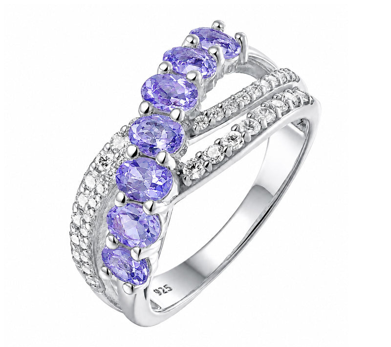 Affinity Gems Cascading Gemstone Ring, SterlingSilver — View 7