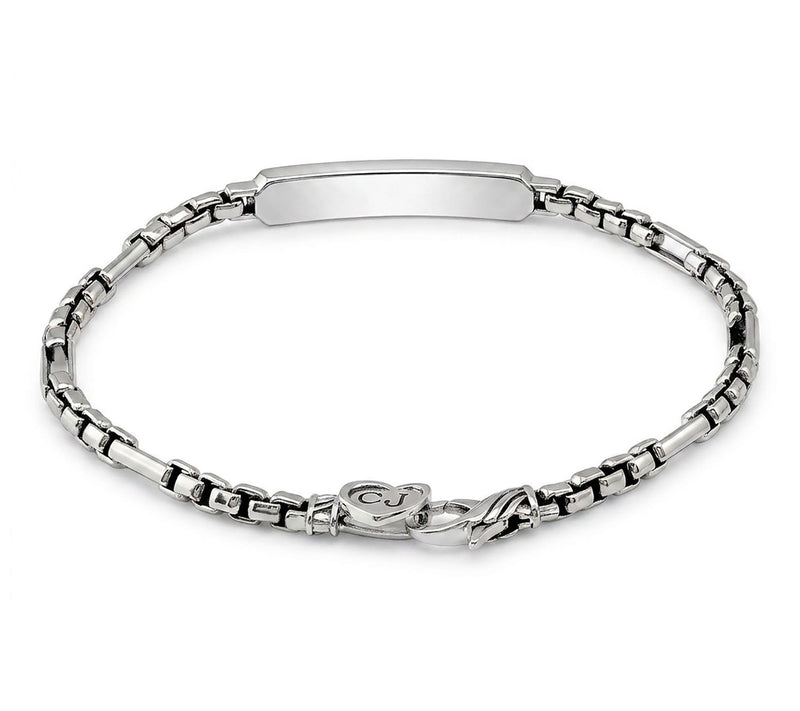 Christian James by Scott Grimes Men's Engravable ID Bracelet — View 3