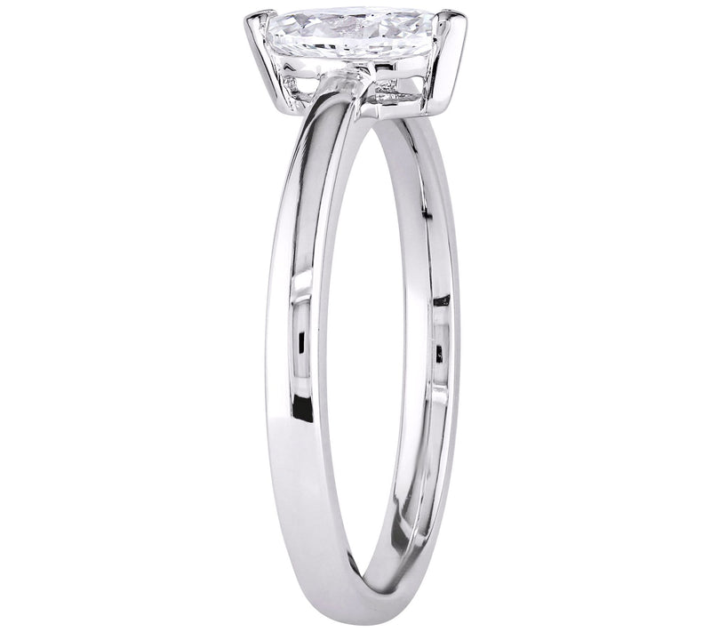 Affinity 1/2 cttw Diamond Solitaire Engagemen tRing, 14K — View 2