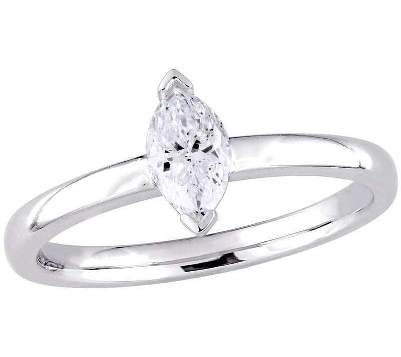 Affinity 1/2 cttw Diamond Solitaire Engagemen tRing, 14K — Main view