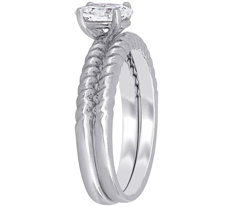 Affinity 7/10 cttw Diamond Bridal Ring S et, 14K — View 2