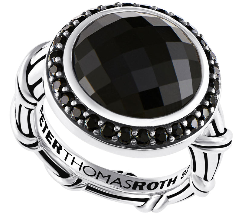 Peter Thomas Roth Galaxy Sterling Onyx Halo R ing — Main view