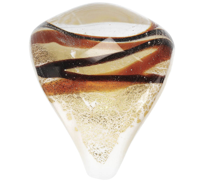 Murano Glass Domed Swirl Ring — View 10
