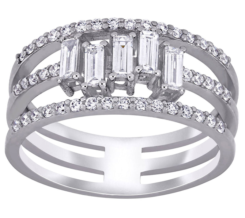 Affinity 5/8 cttw Diamond Wedding Band, 14K Gold — Main view