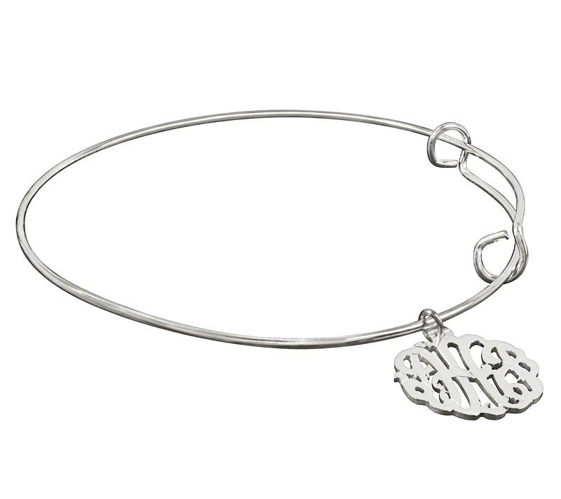 Sterling Personalized Monogram Bracelet — Main view