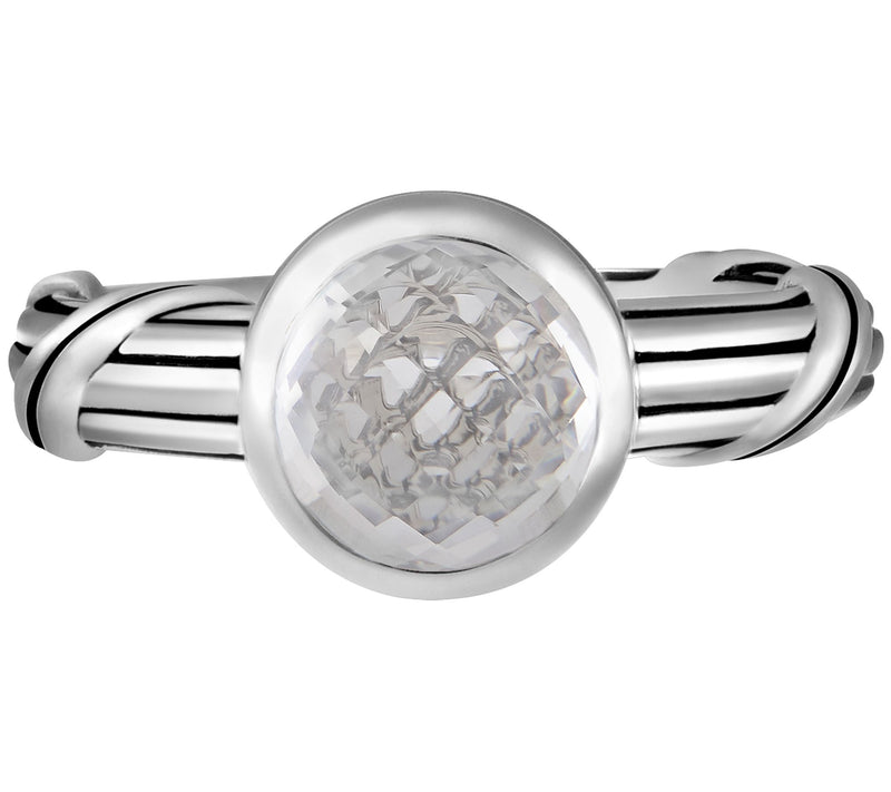 Peter Thomas Roth Fantasies Sterling Rock Crystal Ring — View 2