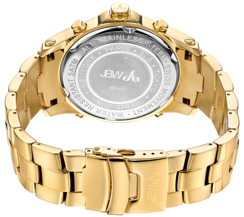 JBW Men's Jet Setter 2.30 cttw Diamond Watch — View 3