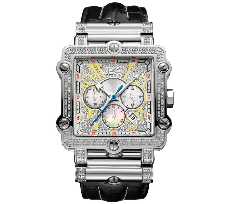 JBW Men's Phantom Crystal Stainless Steel Watch — Main view