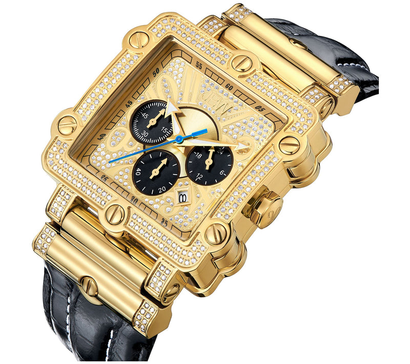 JBW Men's Phantom Gold-Plated Stainless Watch — View 2