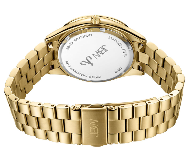 JBW Women's 1/10 cttw Diamond 18K Gold Plated Watch — View 3