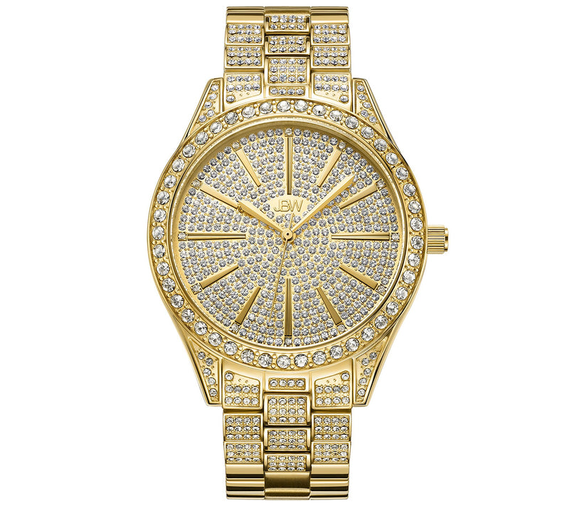 JBW Women's 1/10 cttw Diamond 18K Gold Plated Watch — Main view