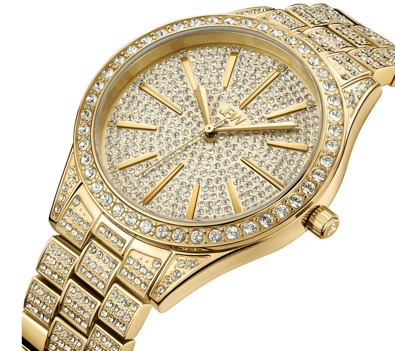 JBW Women's 1/10 cttw Diamond 18K Gold Plated Watch — View 2