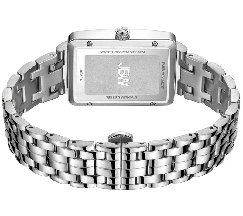 JBW Women's Mink 1/10 cttw Diamond Stainless Steel Watch — View 3
