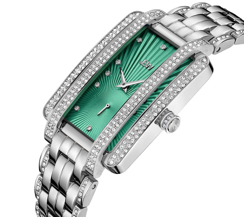 JBW Women's Mink 1/10 cttw Diamond Stainless Steel Watch — View 2