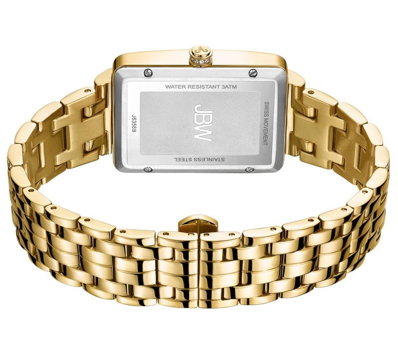 JBW Women's Mink 1/10 cttw Diamond 18K Gold-Plated Watch — View 3