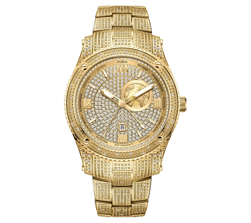JBW Men's Jet Setter 1.00 cttw Diamond 18K GoldPlated Watch — Main view