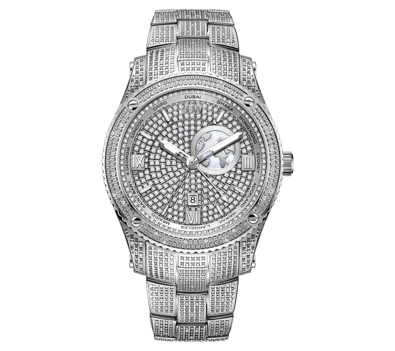 JBW Men's Jet Setter 1.00 ctw Diamond StainlessWatch — Main view