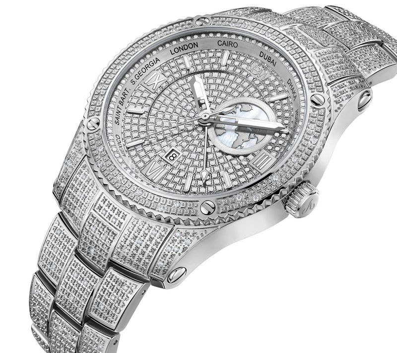 JBW Men's Jet Setter 1.00 ctw Diamond StainlessWatch — View 2