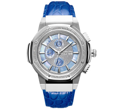 JBW Men's Saxon 1/7 cttw Diamond Stainless Watch