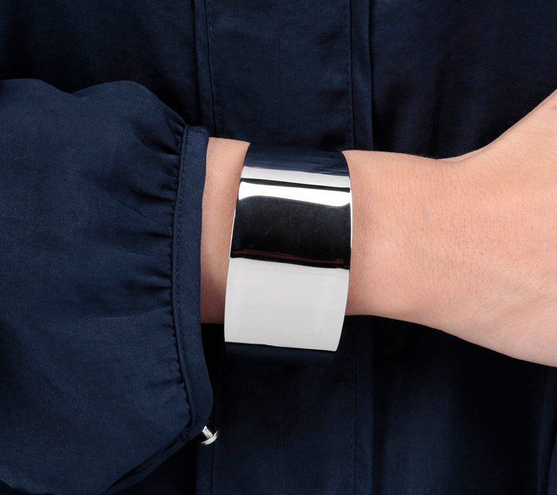 Steel by Design Average Polished Graduated Cuff — View 3