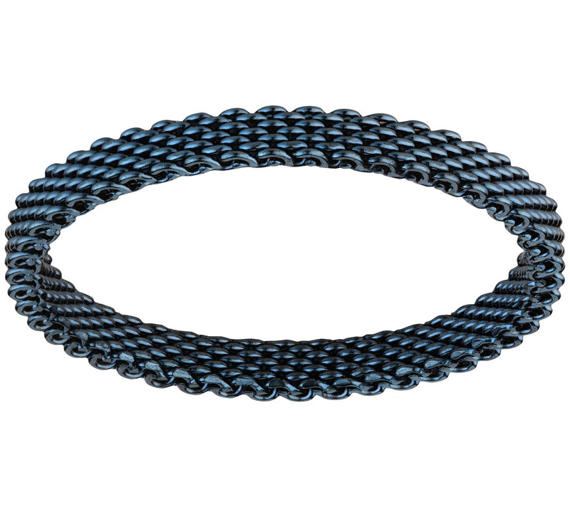 Bering Stainless & Blue Stainless Interchangeable Ring Set — View 5