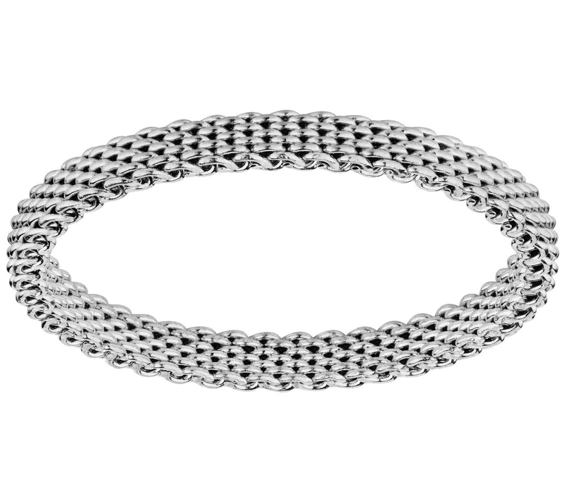 Bering Stainless & Blue Stainless Interchangeable Ring Set — View 6