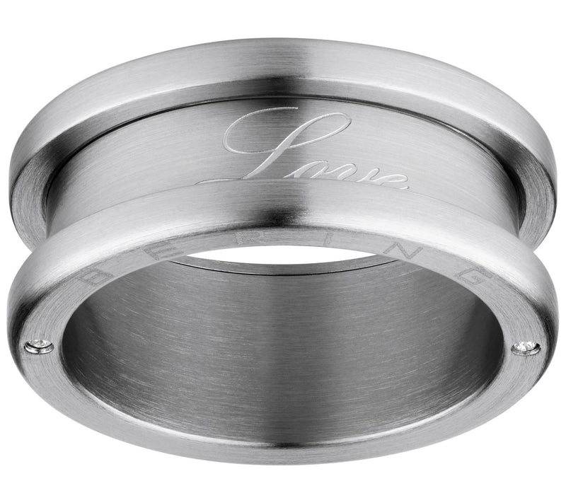 Bering Black IP-Plated & Stainless Interchangeable Ring Set — View 2