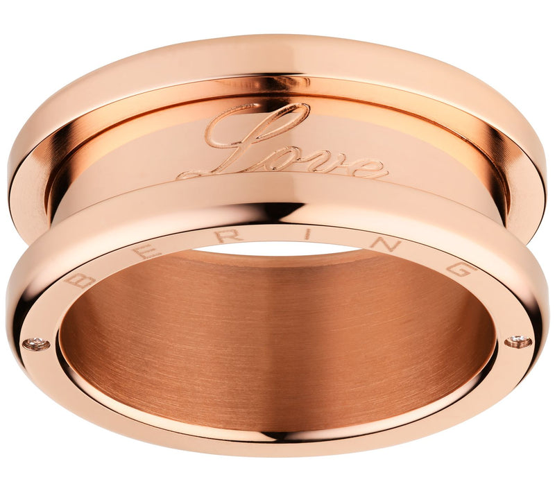 Bering Rosetone & Black Stainless Interchangeable Ring Set — View 2