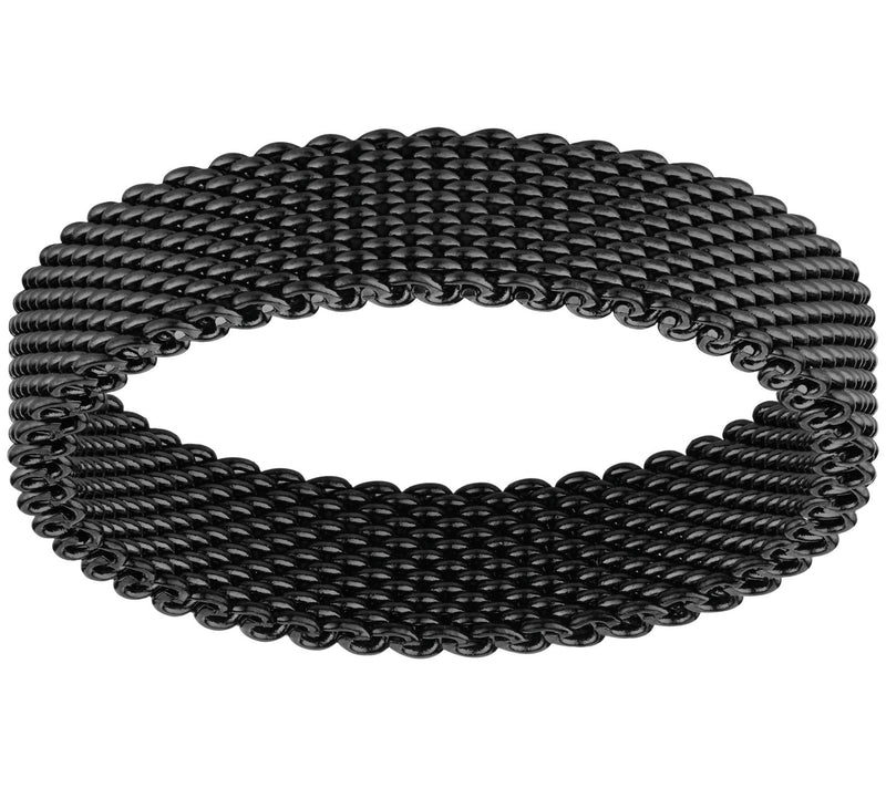 Bering Black & Stainless Interchangeable Ring Set — View 4