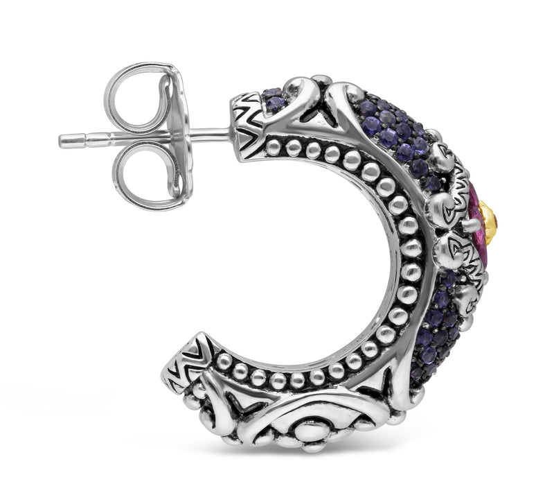 Barbara Bixby Sterling Silver/18K Gold GemstoneEarrings — View 10