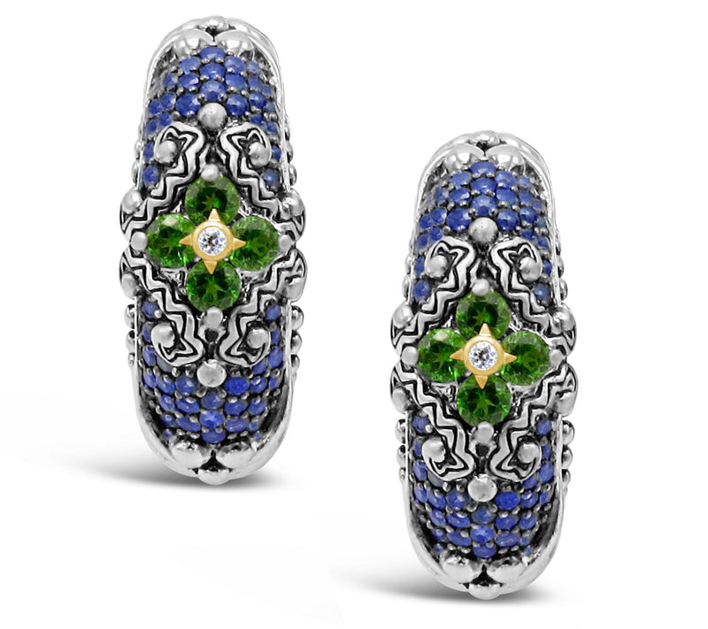 Barbara Bixby Sterling Silver/18K Gold GemstoneEarrings — View 5