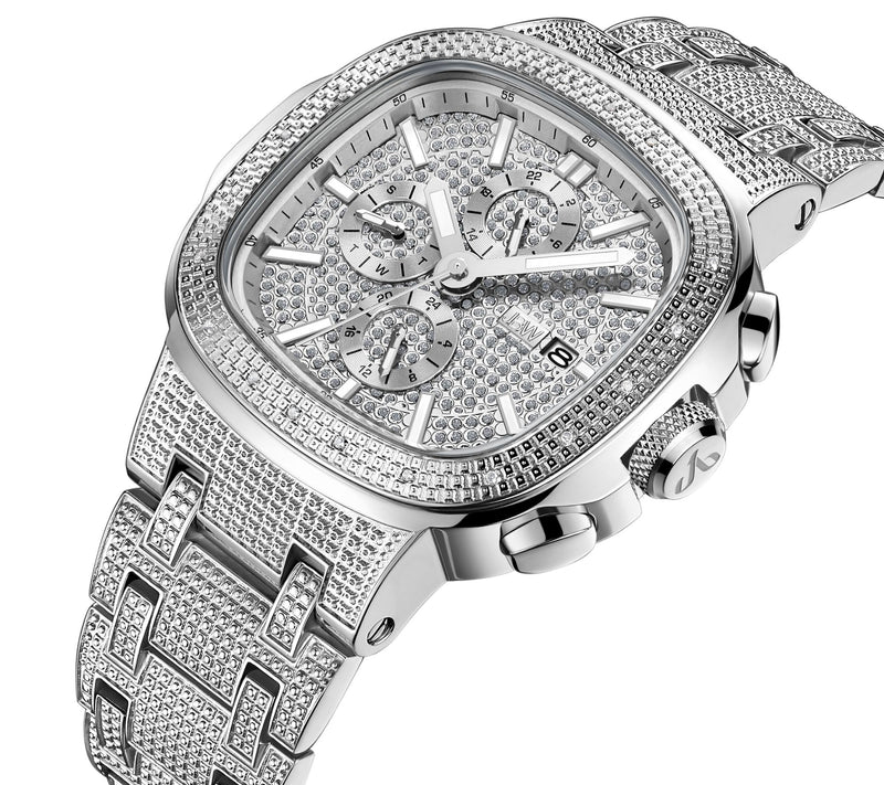 JBW Men's Heist 1/7 cttw Diamond Stainless Steel Watch — View 2