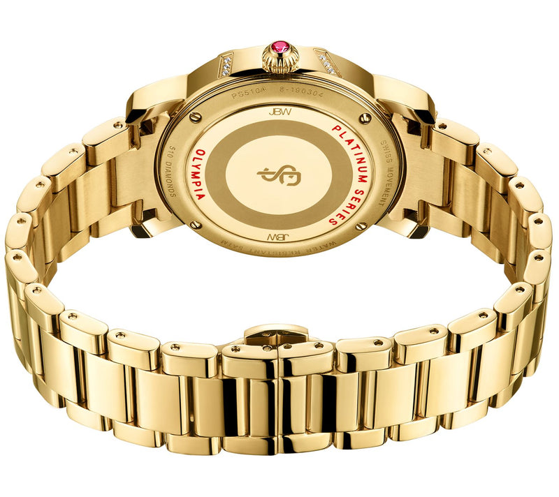 JBW Women's Olympia Platinum Series 2.55 cttw Diamond Watch — View 4