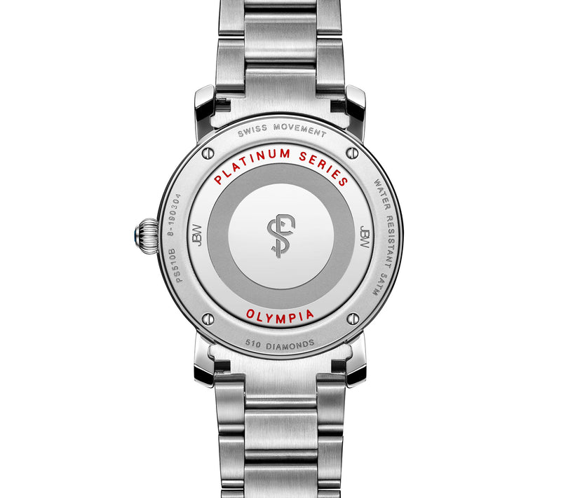 JBW Women's Olympia Platinum Series 2.55 cttw Diamond Watch — View 3