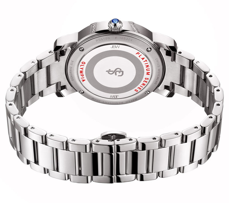 JBW Women's Olympia Platinum Series 2.55 cttw Diamond Watch — View 4