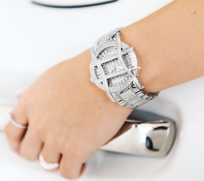 JBW Women's Olympia Platinum Series 2.55 cttw Diamond Watch — View 6