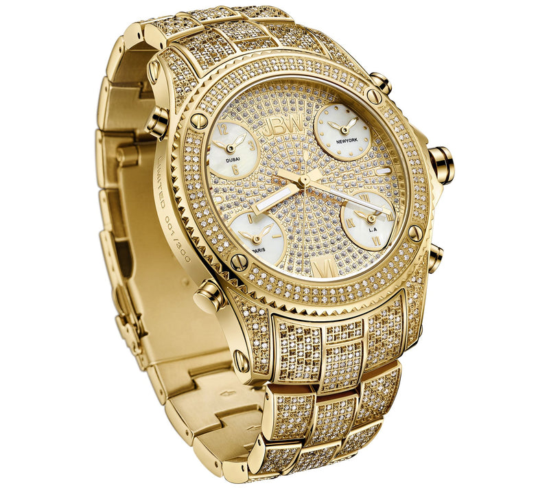 JBW Men's Jet Setter Platinum Series 2.75 ctt wDiamond Watch — View 5