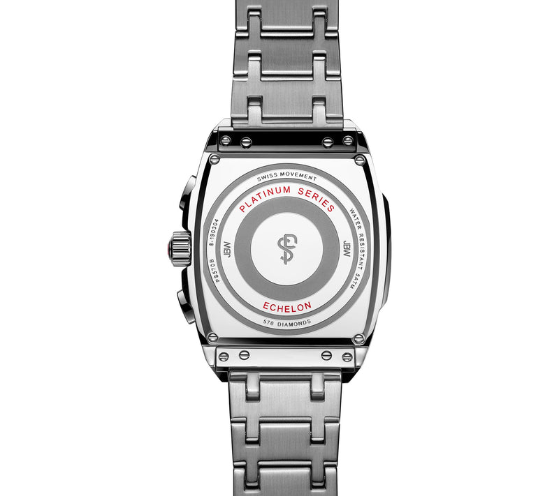 JBW Men's Echelon Platinum Series 2.85 cttw D i amond Watch — View 3