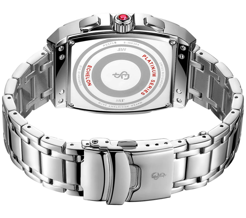 JBW Men's Echelon Platinum Series 2.85 cttw D i amond Watch — View 4